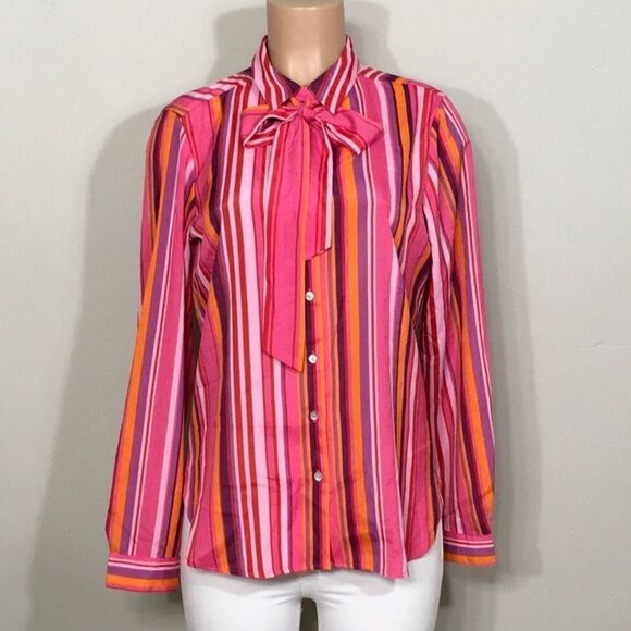 Isaac Mizarahi stripe shirt. NWT - Picture 5 of 12